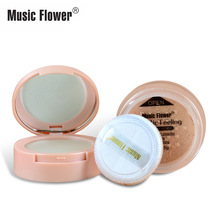 Music Flower哑光水感散粉加提亮膏吸油粉粒遮瑕防水散粉M4029