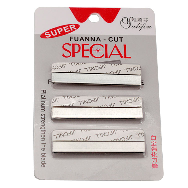 Stainless steel eyebrow shaping blade, eyebrow scraping blade, manual makeup tattoo 3-piece set