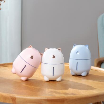Mini Cute Pig humidifier, USB car desk, bedroom multi-functional humidifier, Water Replenisher, Humidifier Application Scenario