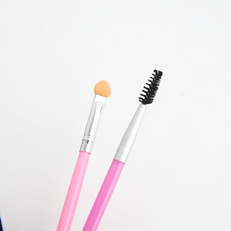 Makeup, eyelash curl, eyeshadow stick 2-piece set, eyebrow eyelash curl, spiral eyebrow brush, eyelash brush factory direct sales Specification image