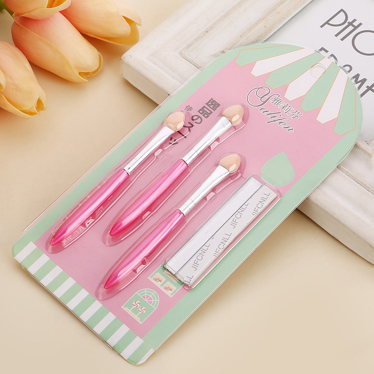 The new makeup tool set combines eyebrow shaping blades and eyeshadow brushes to create exquisite makeup and beauty tools Specification image