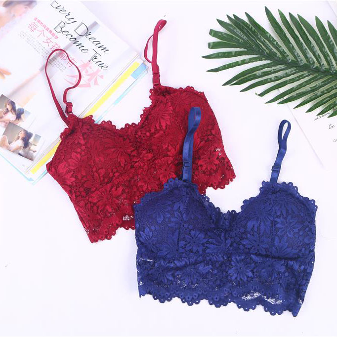 Lace suspenders to wrap bras and undergarments for women