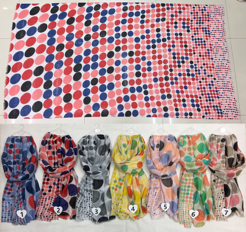 19 ~ 20 Years Of European And Korean Fashion Explosion 40 Woven Large Scarf Shawl Scarf Specification drawing