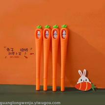 厂家直销8911兔子旋转胡萝卜中性笔创意造型学生卡通签字笔