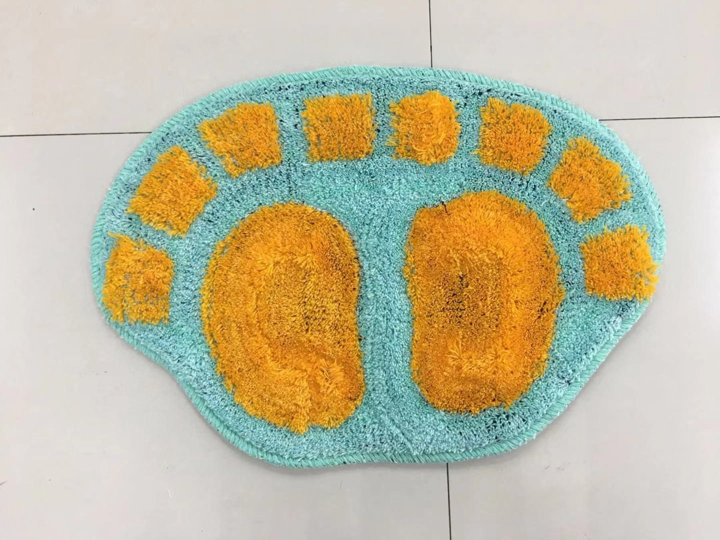 The bottom flocking foot mat, water-absorbing foot mat, double foot flocking mat, flocking jacquard mat, door mat and kitchen mat Item Picture
