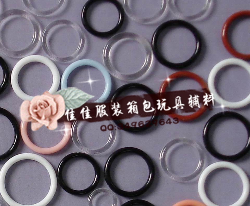 厂家直销 供应透明塑料文胸扣 0字8字9字扣 黑白内衣调节扣