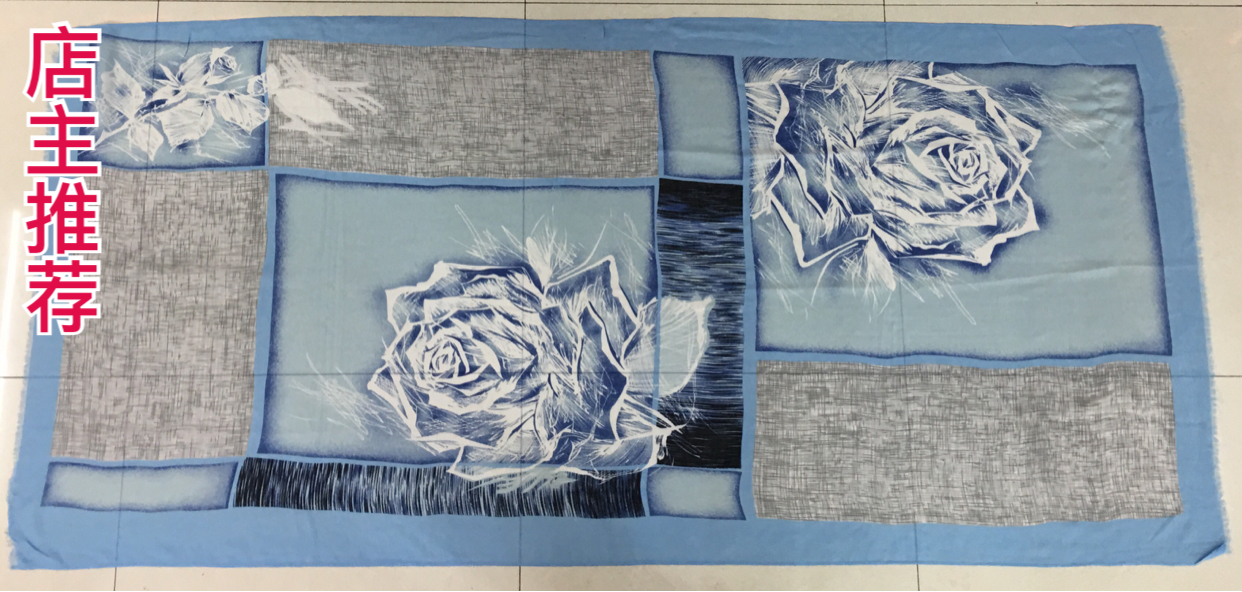 19 ~ 20 Years European Korean Fashion Explosion New Soft Satin, Thin Satin Scarf Shawl details Picture
