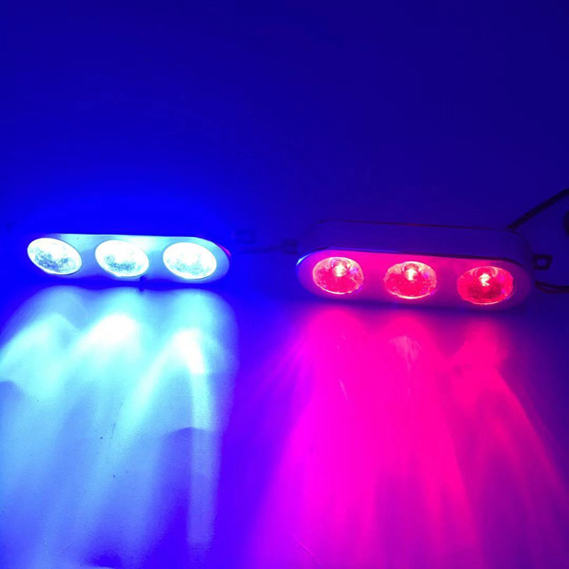 Factory motorcycle led flashing lights, super bright 12V red and blue flashing taillights, one tow and two brake lights, warning light installation Application Scenario