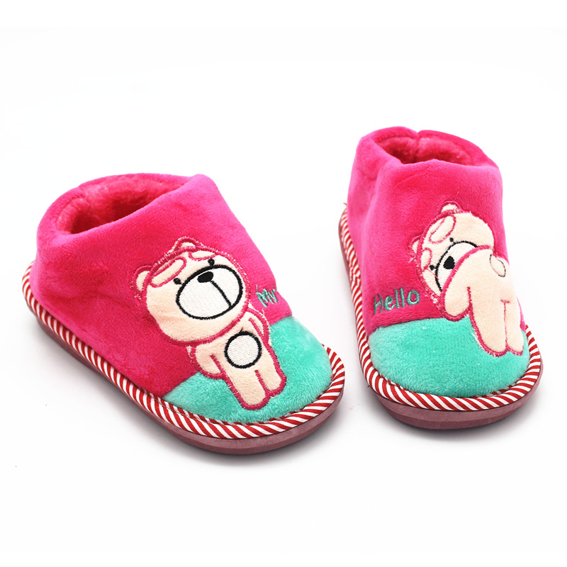New children's cotton shoes, thickened and warm cartoon cotton slippers, casual home, indoor and outdoor cotton slippers manufacturer wholesale Item Picture