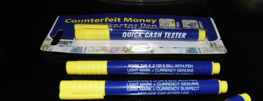 Small paper card packaging single head magical waterborne banknote inspection pen 2288 waterborne banknote inspection pen
