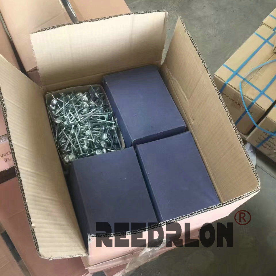 Redron corrugated nail galvanized hemp pole inside 8 boxes of 2.5"