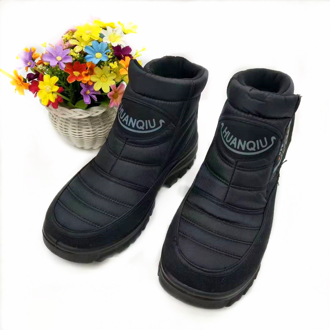 义乌好货 冬季新款加厚加绒男士防滑防水耐磨男士雪地靴