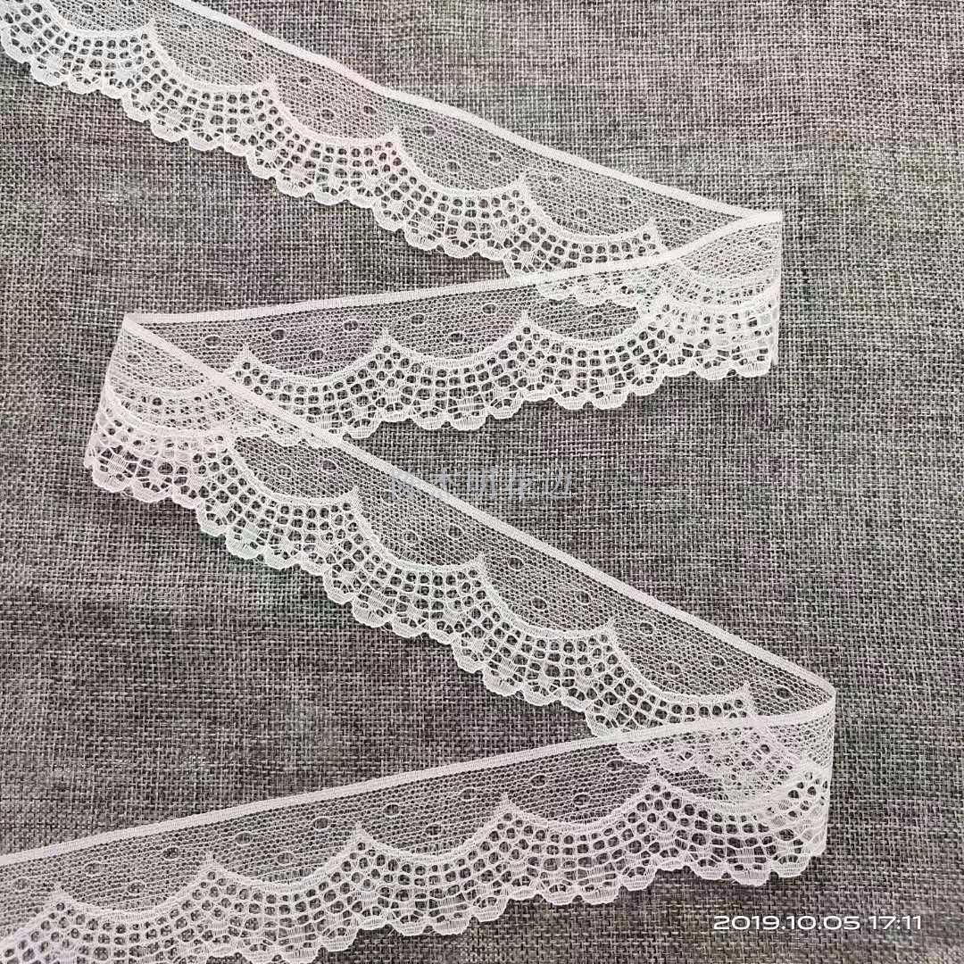 Black and white non-elastic lace, direct sales from the factory for clothing accessories Item Picture