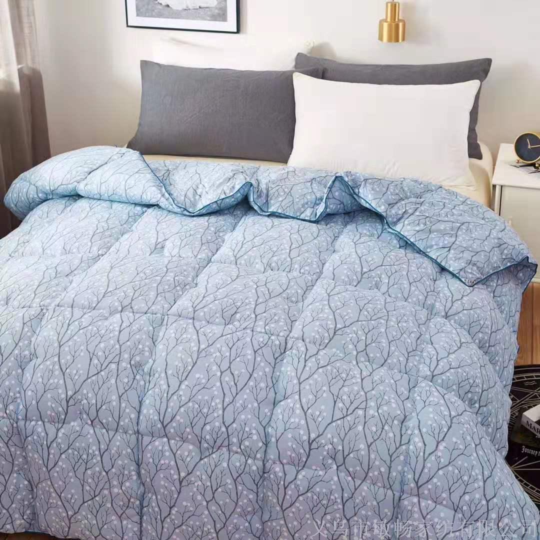 New Arctic Warm Velvet Fabric Filled With First Grade Feather Silk Cotton Filling Thick Warm Winter Quilt Series Specification drawing