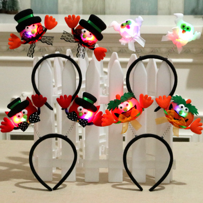 Halloween luminous headband decorations, gift headbands, dance party supplies, Halloween toys Specification image