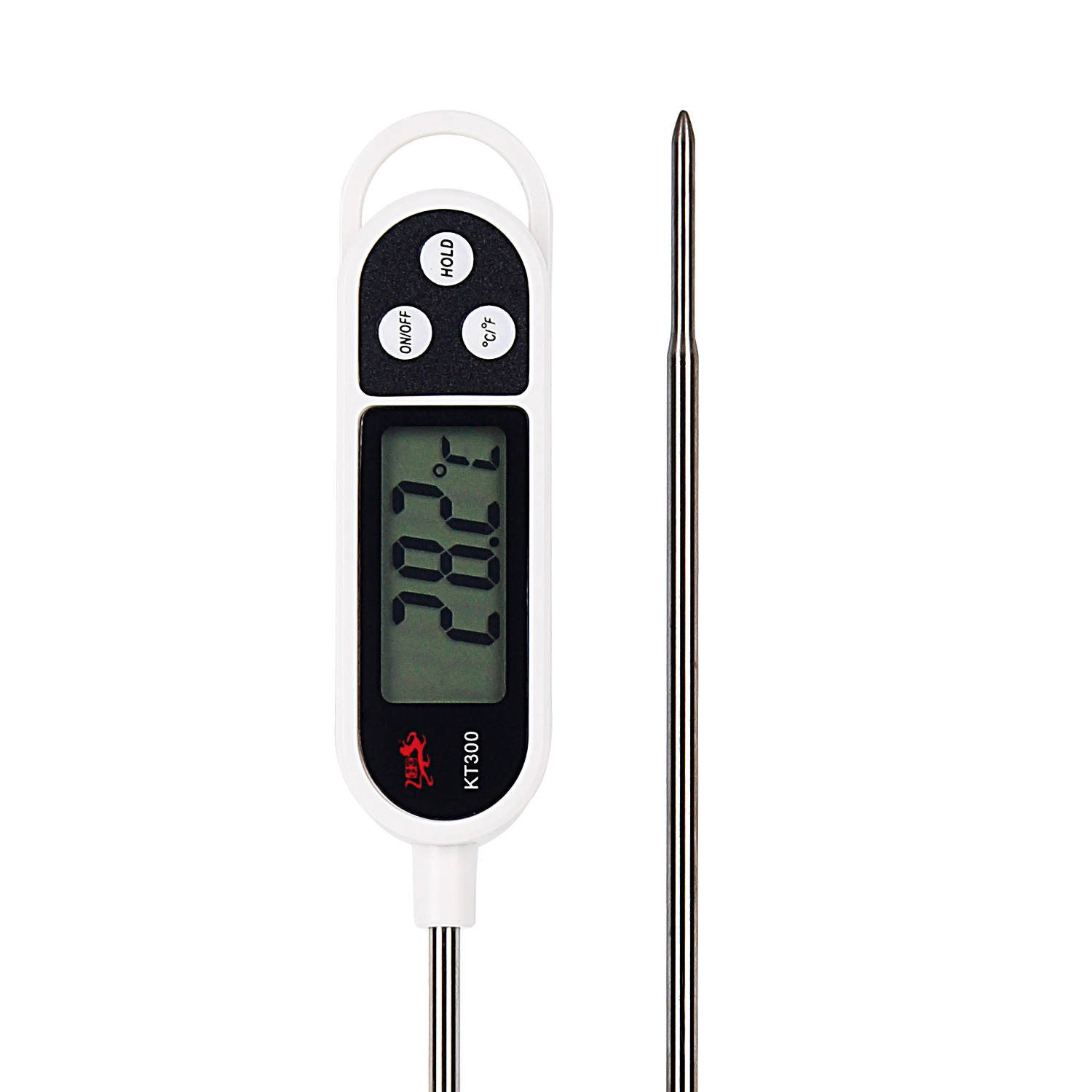 KT300温度计 食品温度计 烧烤温度计 笔式温度计 探针水温油温计详情图2