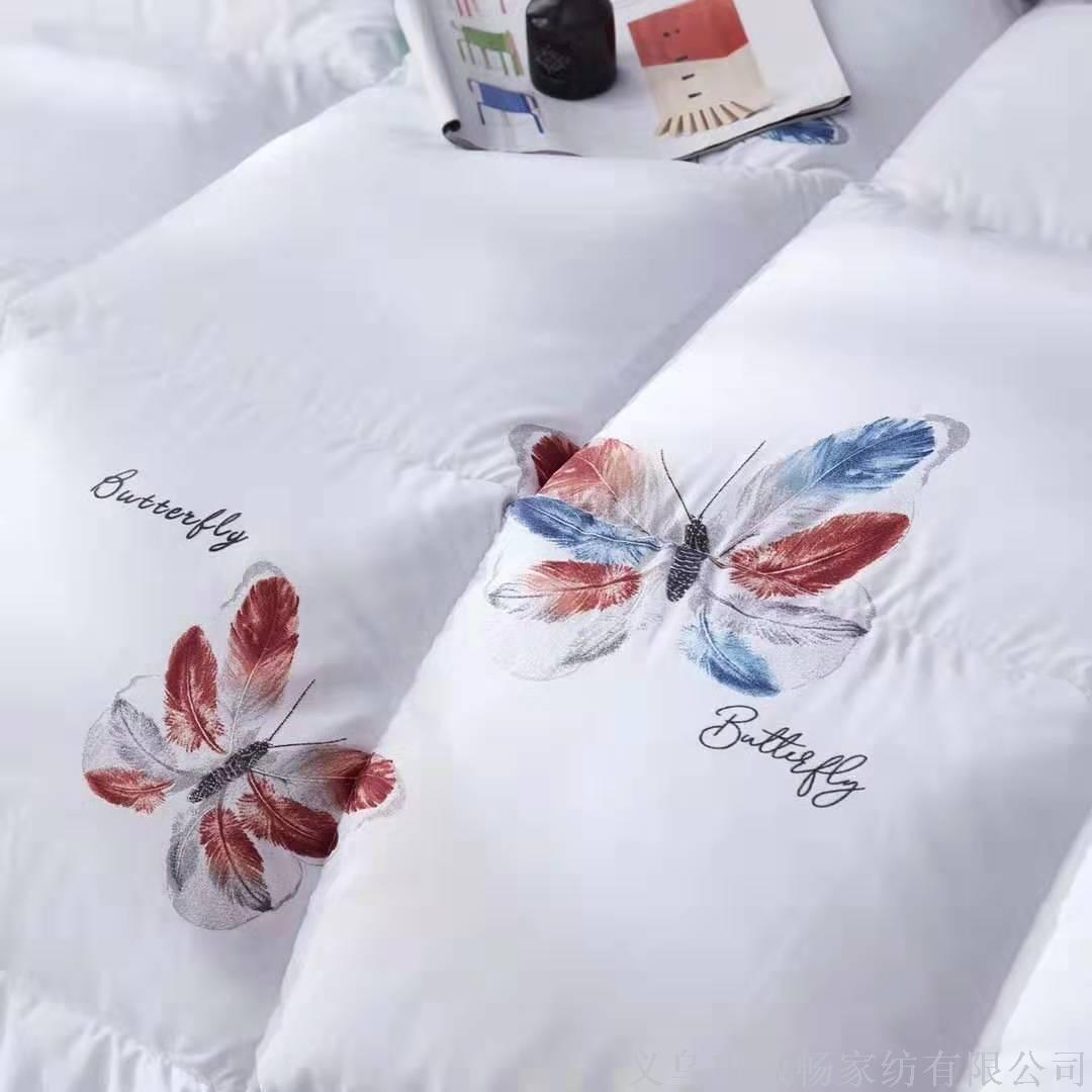 Yiwu Good Goods New Anti-Down Fabric Filled With Imported Feather Silk Cotton Filler To Protect Warm Winter Quilt Series Specification drawing