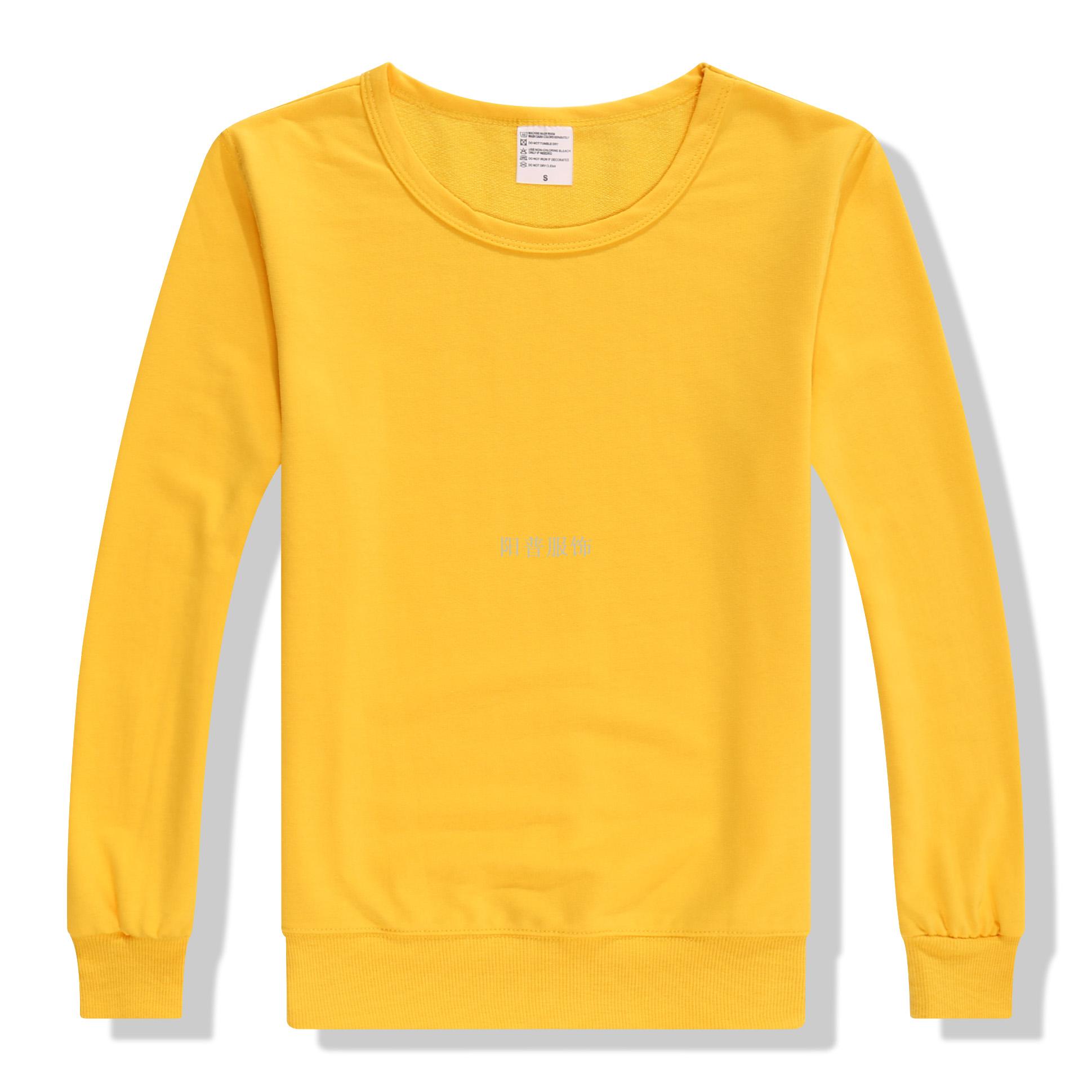 卫衣定制同学聚会班服长袖DIY毛圈圆领印字logo工作服现货细节图