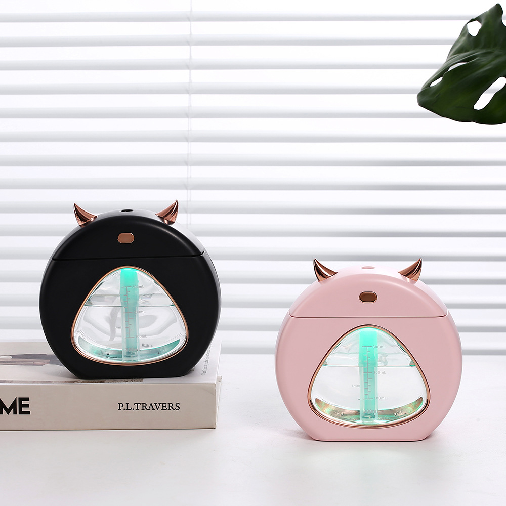 小魔加湿器usb迷你三合一家用车载办公室空气香薰机 创意礼品