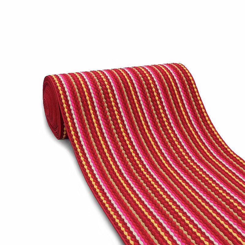 Colourful roll material floor mat rainbow non-slip mat corridor mat sound-proof passage mat POLYPROPYLENE corridor mat non-slip mat