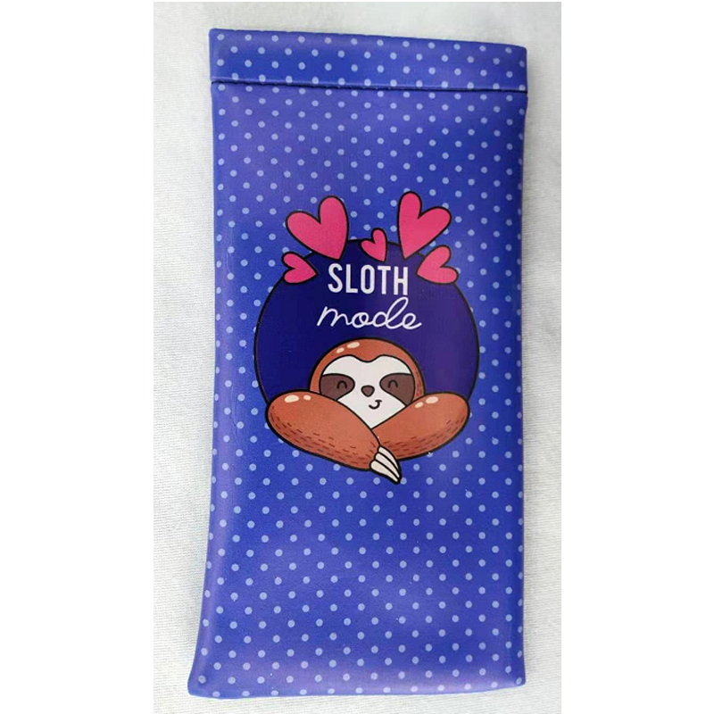【 Factory Direct Sales 】 High Quality Leather Shrapnel Glasses Bag Style Novel And Practical details Picture