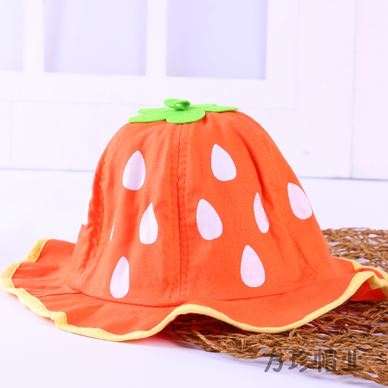 Spring Summer Baby Fisherman Hat Girl Baby 3-6-12 Months Thin Korean Version Lovely Princess Visor Basin Hat
