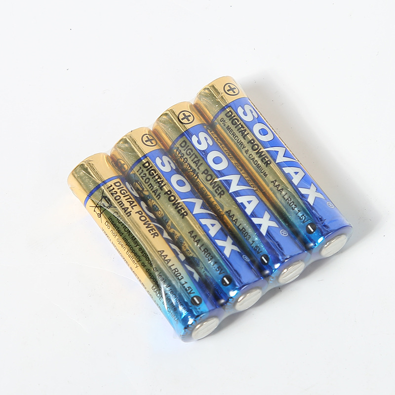 厂家直销SONAX 7号AAA 碱性电池玩具电池 现货批发图