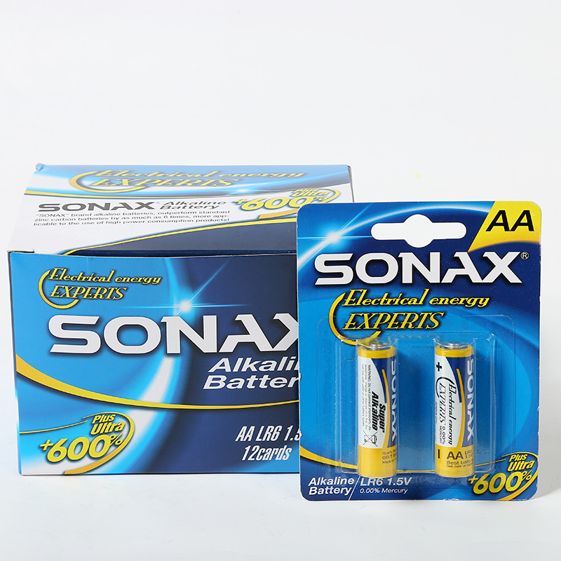 厂家直销 SONAX碱性5号卡装 AA卡装直销现货批发产品图
