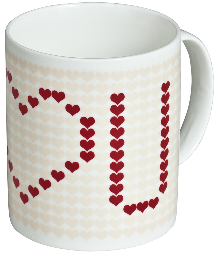 I LOVE U我爱你魔法杯变色马克杯满版爱心加热变色杯情侣礼物学生产品图