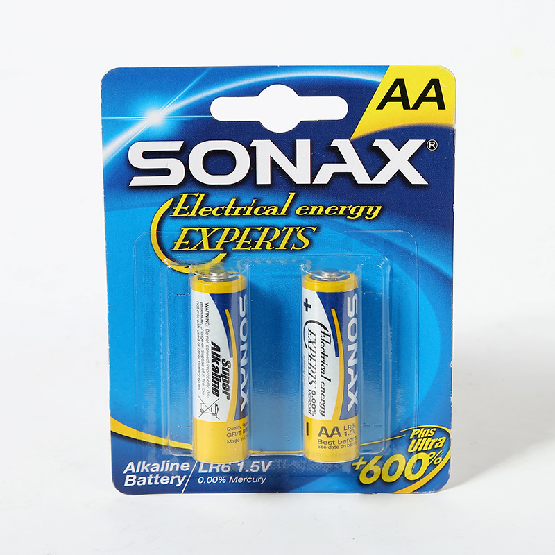 厂家直销 SONAX碱性5号卡装 AA卡装直销现货批发图