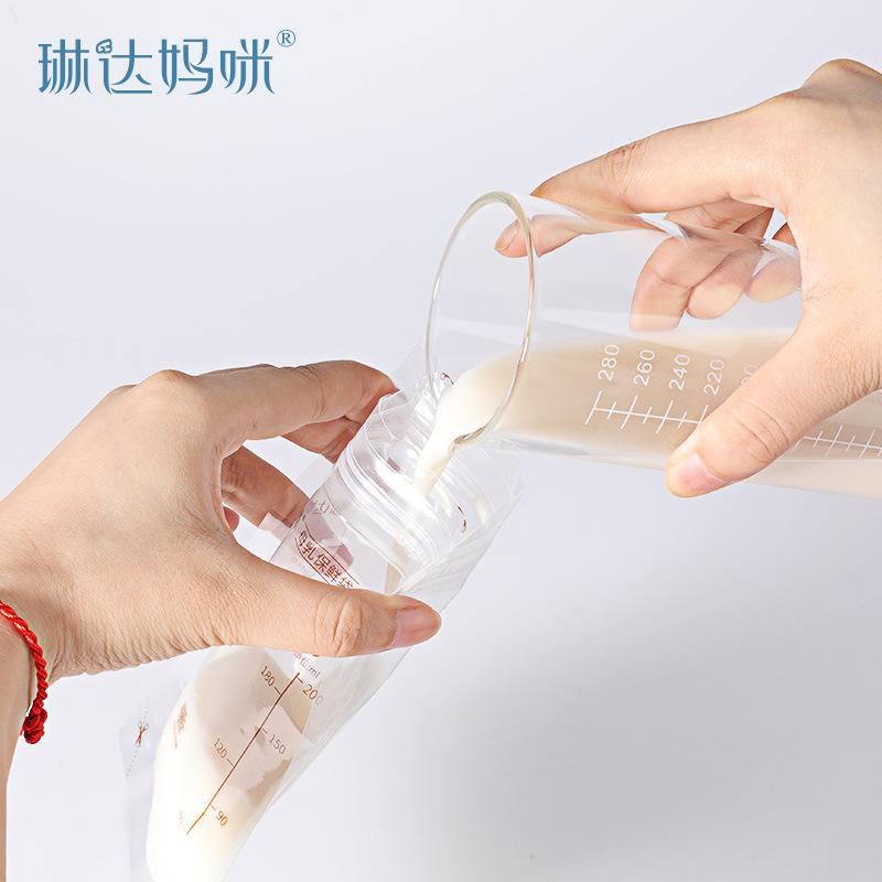 琳达妈咪 储奶袋 母乳储存袋 母乳保鲜袋储奶袋 母乳存奶袋30片装细节图