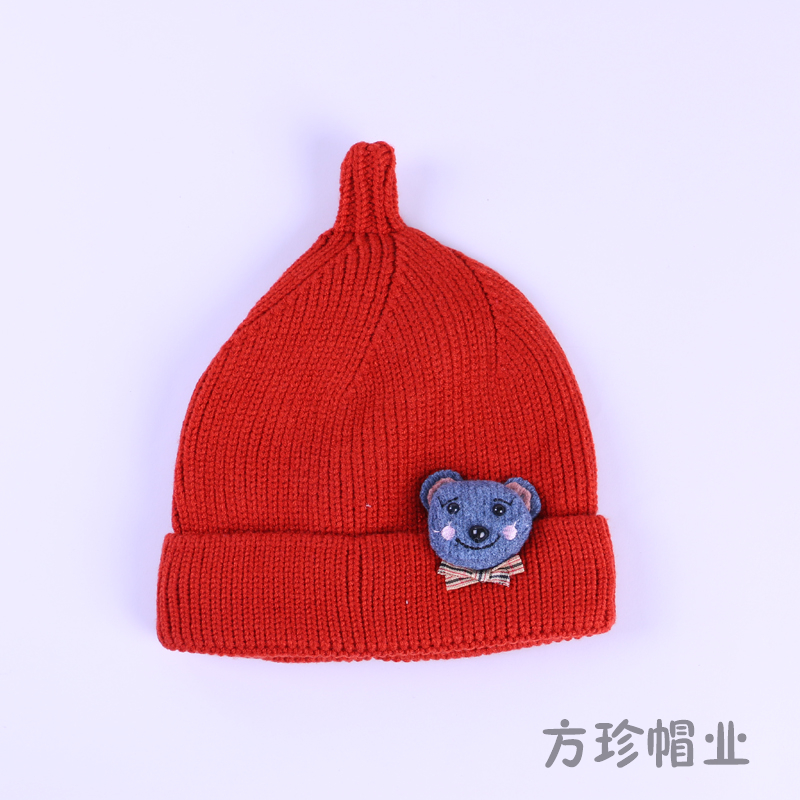 Baby Hat Fall/Winter Children's Wool Warm Hat Baby Hat 0-3-6-12 Months Baby Hat Boys Girls Application Scenario