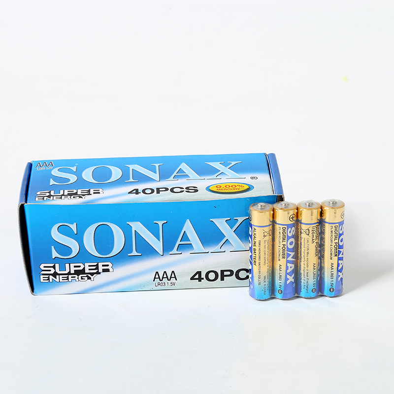 厂家直销SONAX 7号AAA 碱性电池玩具电池 现货批发细节图