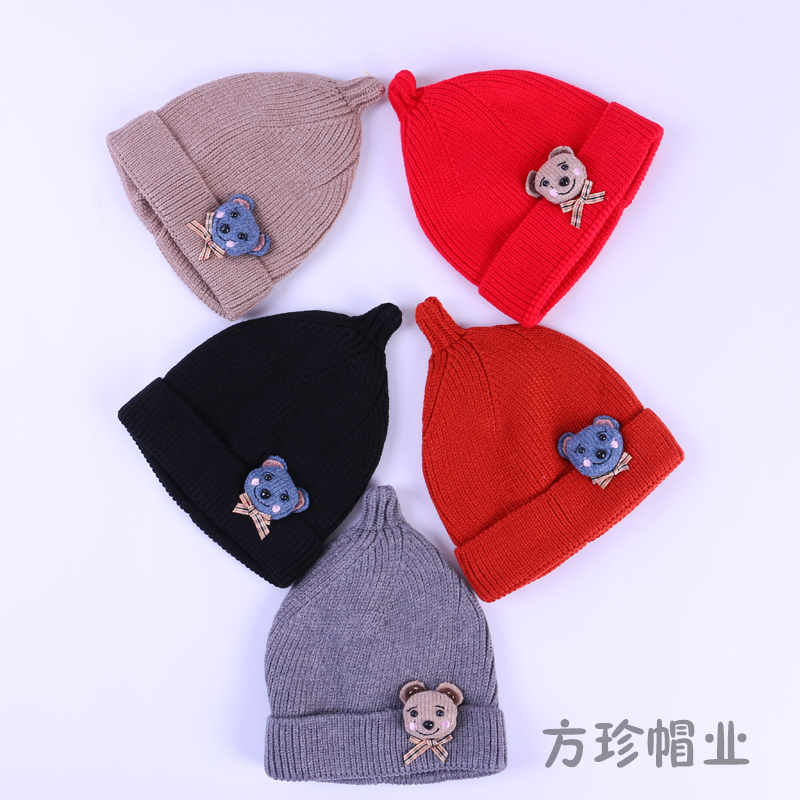 Baby Hat Fall/Winter Children's Wool Warm Hat Baby Hat 0-3-6-12 Months Baby Hat Boys Girls
