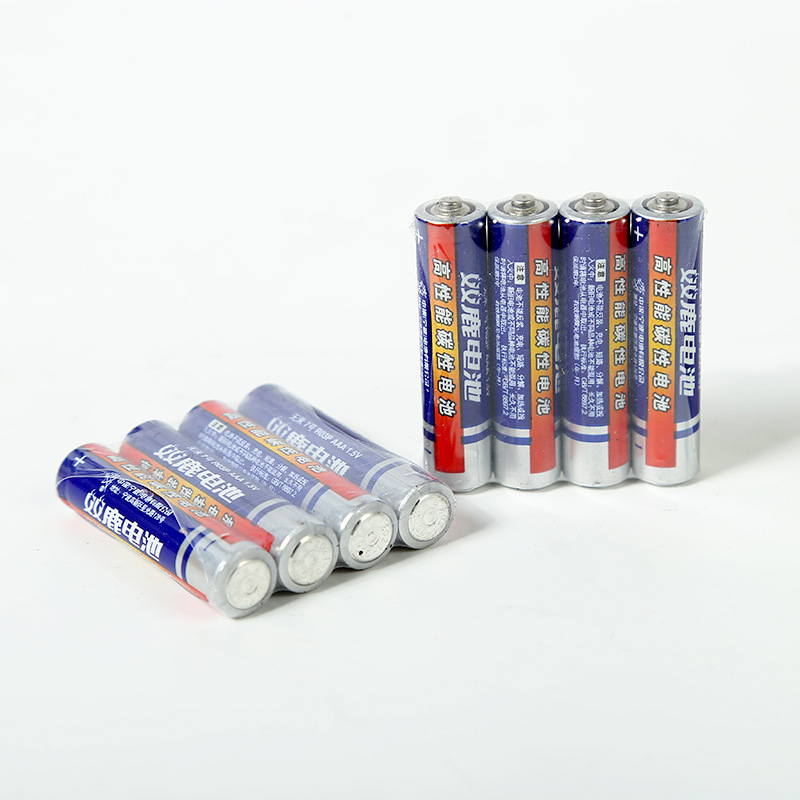 厂家直销双鹿碳性7号 AAA电池 锌锰干电池儿童玩具遥控器电池批发产品图
