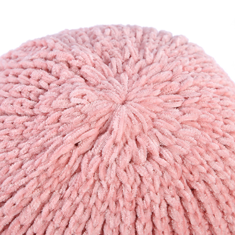 New woolen Korean adult hat foldable knit hat Beret woolen hat Application Scenario