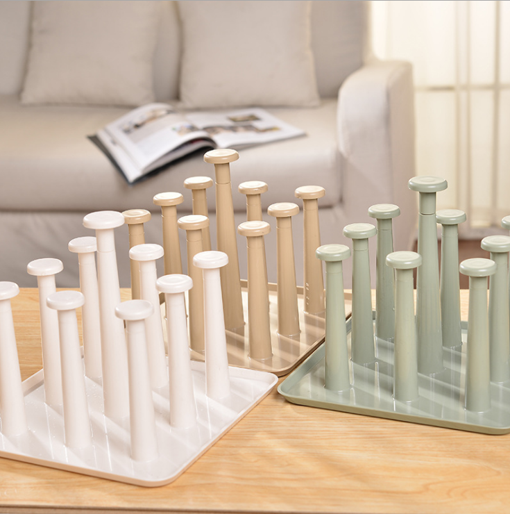 Kitchen tools Wine glass holder Plastic drain glass holder Home storage glass upside down beer glass holder