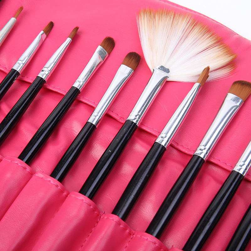 New 18-piece makeup brush facial makeup brush set, professional makeup tools and beauty tools manufacturer, direct sales in stock Specification image
