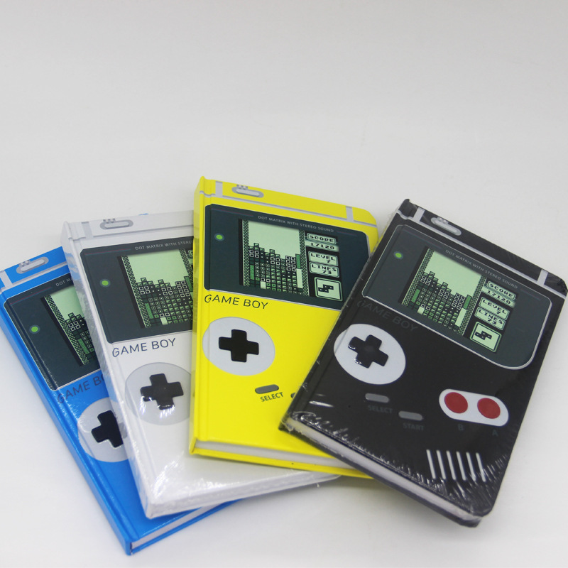 像素游戏机笔记本gameboy掌机随手记事本恶搞装逼减压日记本