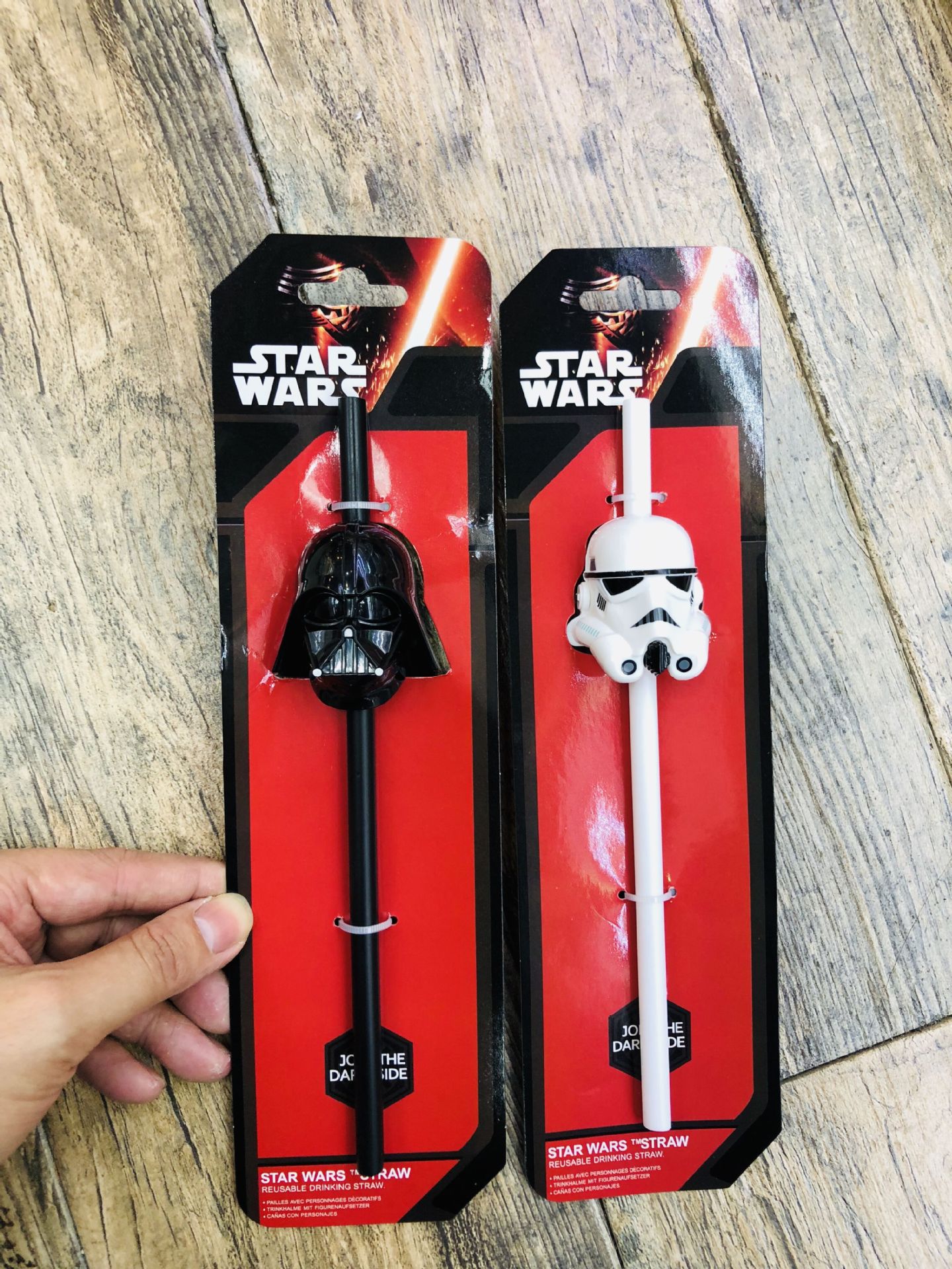 star wars Straw星球大战饮料吸管创意3D立体造型黑武士奶茶吸管细节图