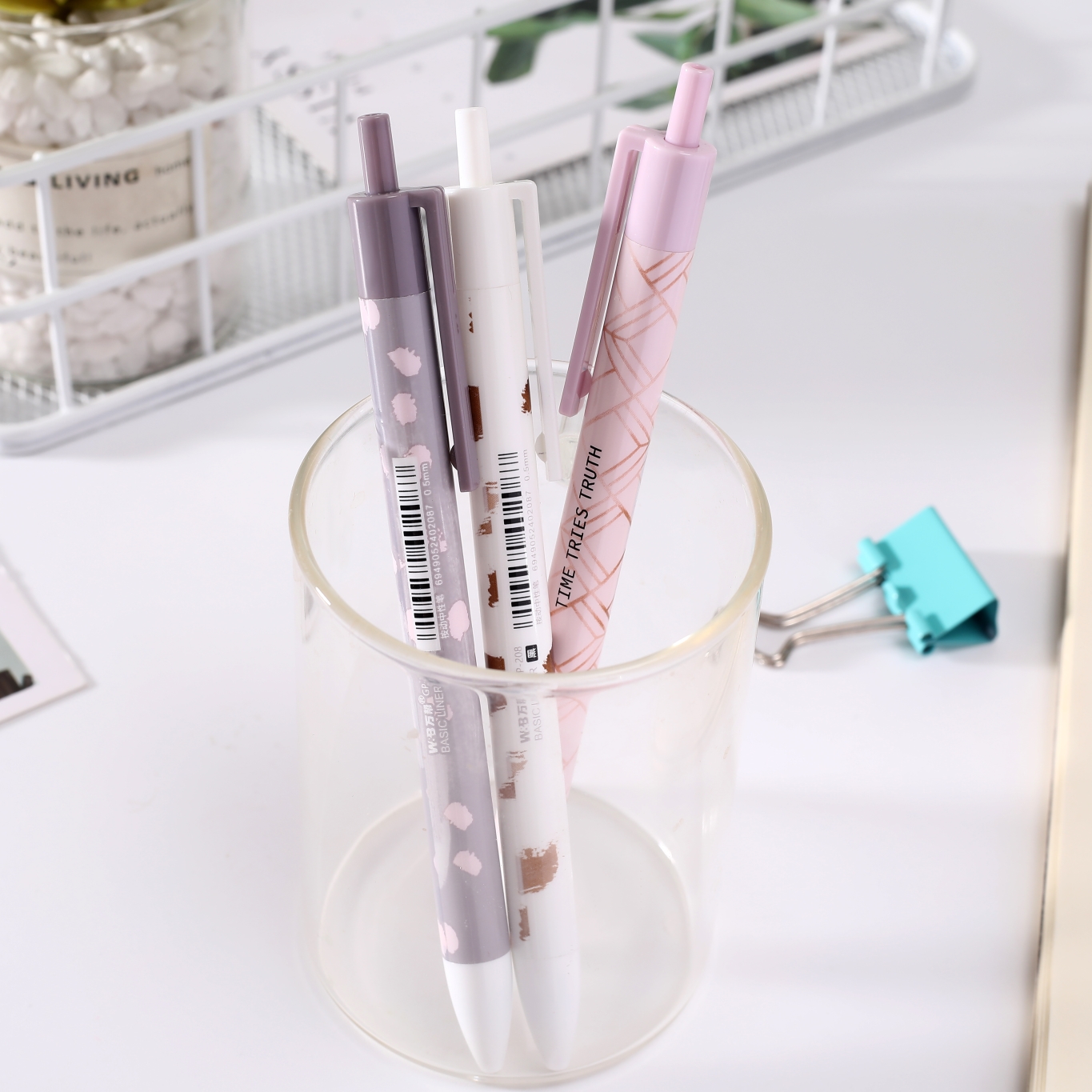 Wanbang Youpin GP-208 New Full Needle Press Gel Pen Creative Office Student Edition 0.5mm Specification image