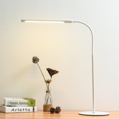 Metal LED desk lamp eye protection desk desk college student bedroom bedside office work long arm clamp-type floor