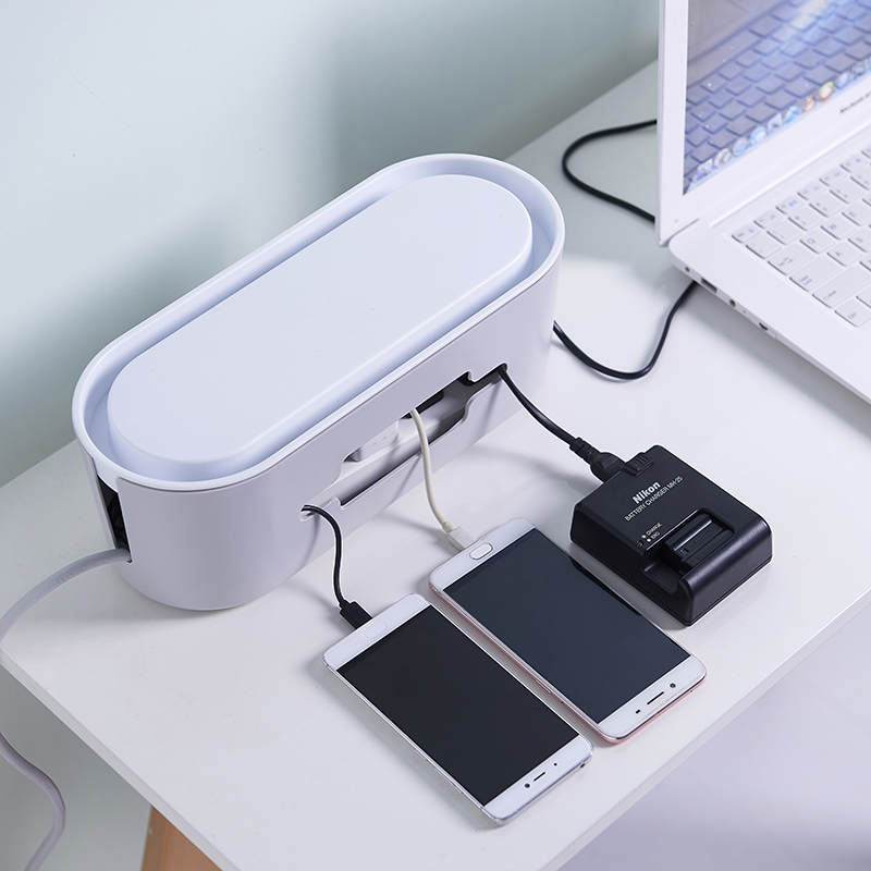 Large Power Socket Storage Box Cable Organizer Box Desktop Computer Cable Organizer Box Cable Organizer Box