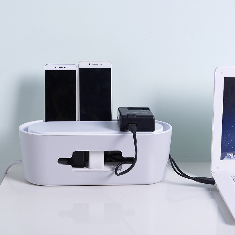 Large Power Socket Storage Box Cable Organizer Box Desktop Computer Cable Organizer Box Cable Organizer Box Specification drawing
