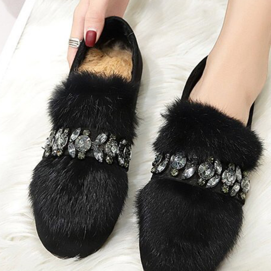 女式时装单鞋实物图