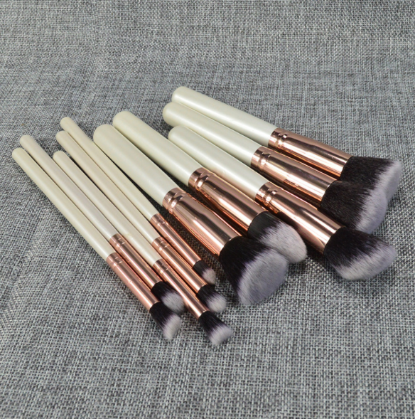 10 wooden handle makeup brush stock 5 big 5 small 10 with a variety of makeup tools makeup brush 10 sets