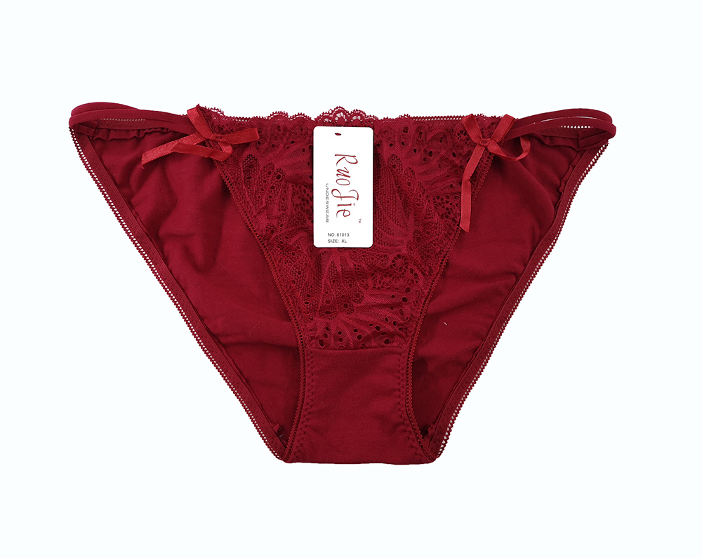 Lace sexy sex appeal underwear g-string bowknot ladies triangle underwear trade spot bra set Application Scenario