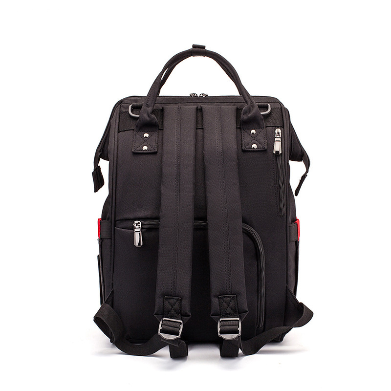 Mummy Bag, multi-functional large-capacity mother and baby bag, fashionable mom bag, waterproof baby bag, casual backpack details Picture