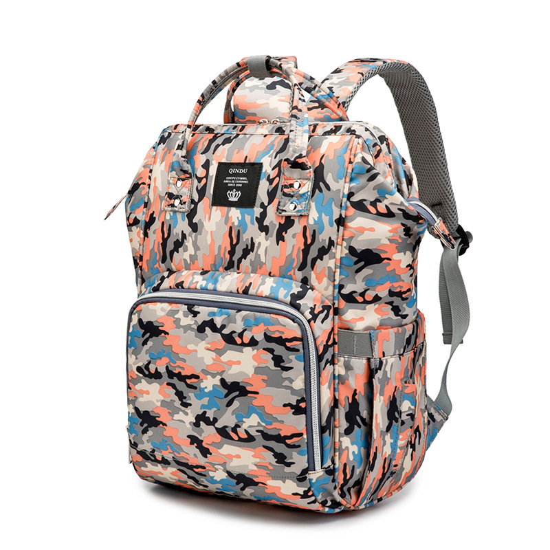 Customized new mom bags, multi-functional baby bags, fashionable mom bags, baby bottles, backpacks, diaper bags, factory direct sales Specification image