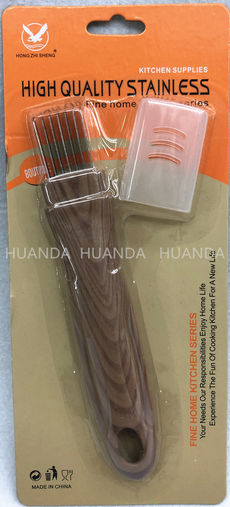 【HUANG DA】木纹柄葱丝器